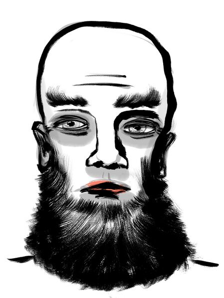 Datei:Mann mit Glatze und Bart.jpg